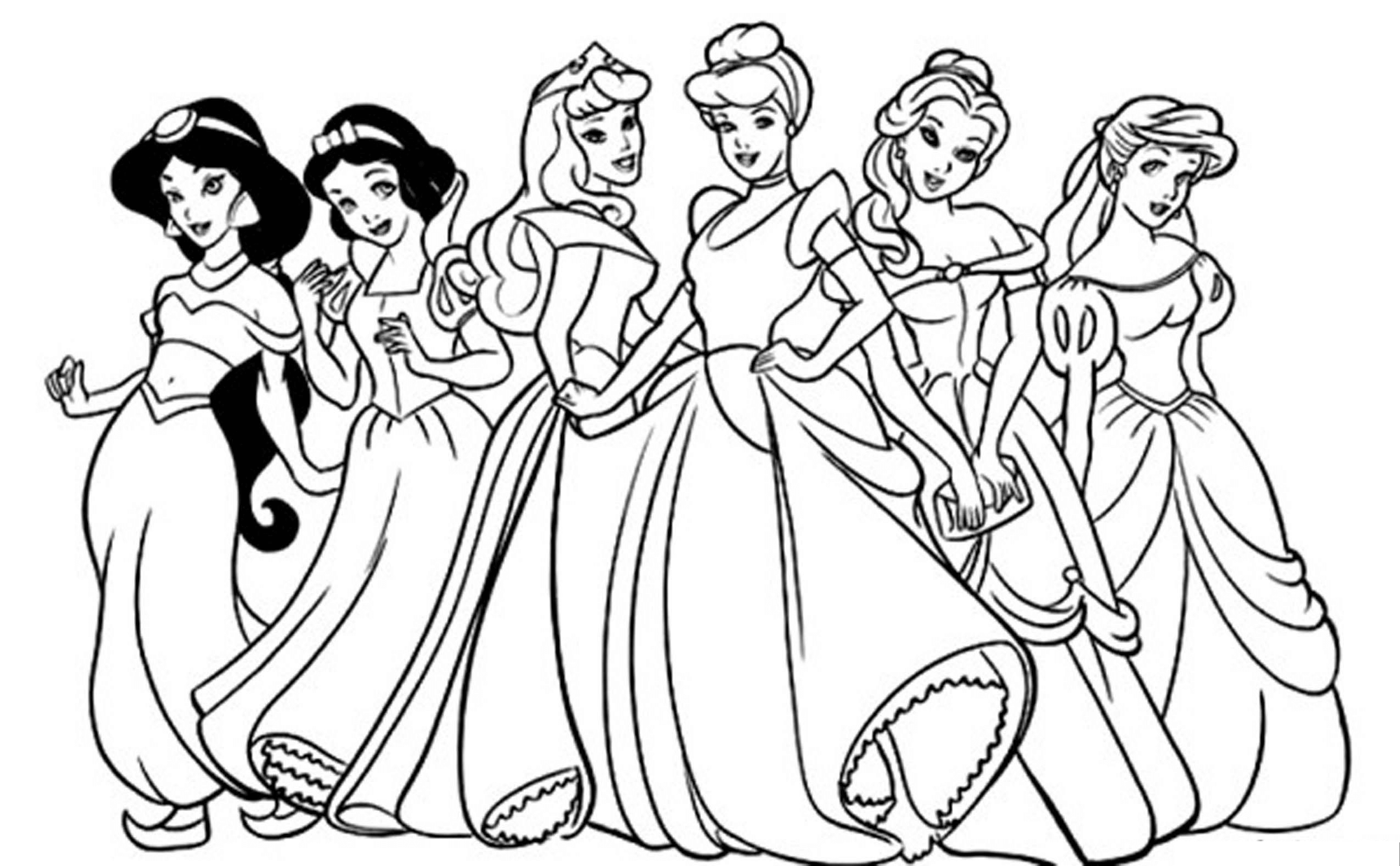 50 hình vẽ tranh tô màu công chúa Elsa và Anna đẹp cho bé